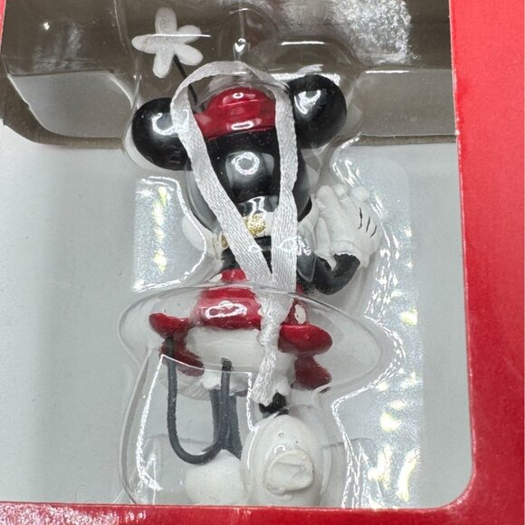 Hallmark Disney Minnie Mouse Christmas Ornament Polka Dot Dress Scarf Hat 2017 - Picture 6 of 9